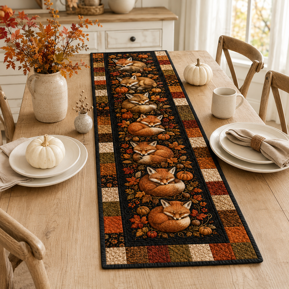 Sleeping Fox Autumn Quilted Table Runner, Woodland Fox & Pumpkin Fall Table Decor, Rustic Thanksgiving Kitchen Runner 03fc4bd4-2527-4498-8f73-842337d1ec27-Image-Aug-13-2026-03_42_39-PM-1-.png