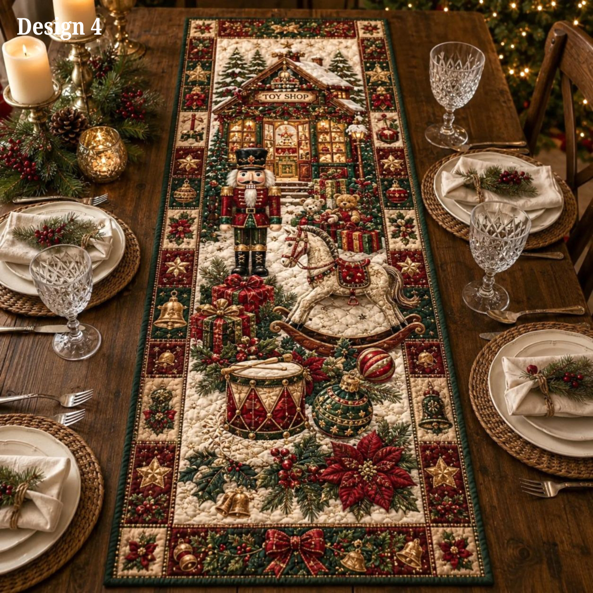 Christmas Quilted Table Runner, Holiday Winter Dining Table Decor, Festive Winter Table Centerpiece, Festive Farmhouse XmasHome Decoration 03fe2b40-2378-4c61-a324-f43e6c93ee05-4.png