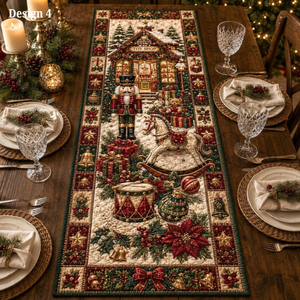 Christmas Quilted Table Runner, Holiday Winter Dining Table Decor, Festive Winter Table Centerpiece, Festive Farmhouse XmasHome Decoration 03fe2b40-2378-4c61-a324-f43e6c93ee05-4.png
