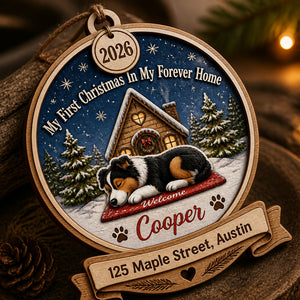 Pet Photo Snow-Globe Ornament – My First Christmas In My Forever Home - Personalized 3-Layered Wood Ornament 0412ed79-cead-43c6-b274-0699de537e10.jpg