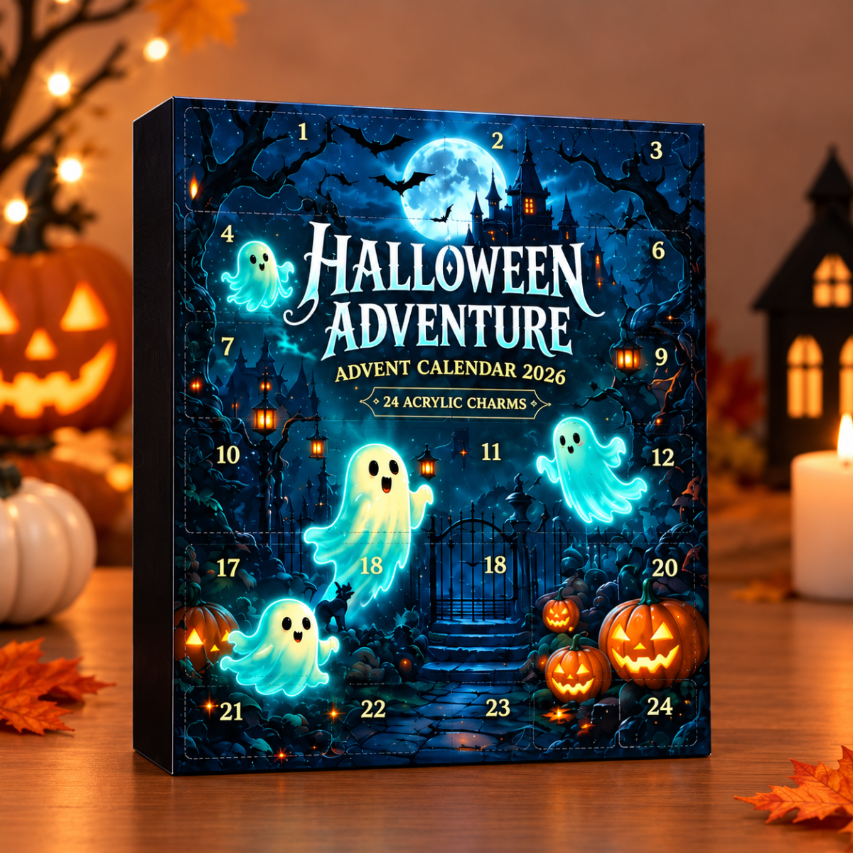 2026 Halloween Adventure Advent Calendar – 24 Days of Spooky Surprises with Acrylic Ghost Charms, Haunted House Countdown Box & Fun Halloween Gift for Kids 0425ca66-6fab-48bd-b8d1-9390c6d1fab8-3.png