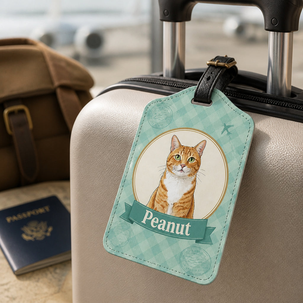Custom Pet Portrait Luggage Tag – Vintage Travel Medallion - Personalized Personalized Leather Luggage Tag 042ceb63-55dc-4d57-b5cd-3f06cae46939.jpg