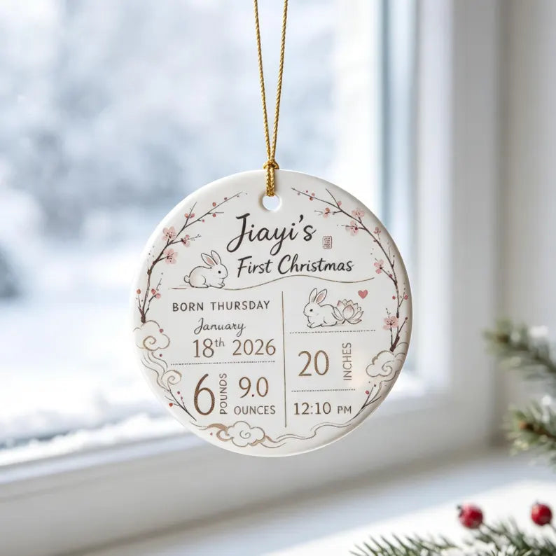 Custom Baby Birth Stats Ceramic Ornament, First Christmas Keepsake, Newborn Name Date Weight Length 0430339a-1be7-4d3d-9335-62d9a24afb10-fgh-5-.webp