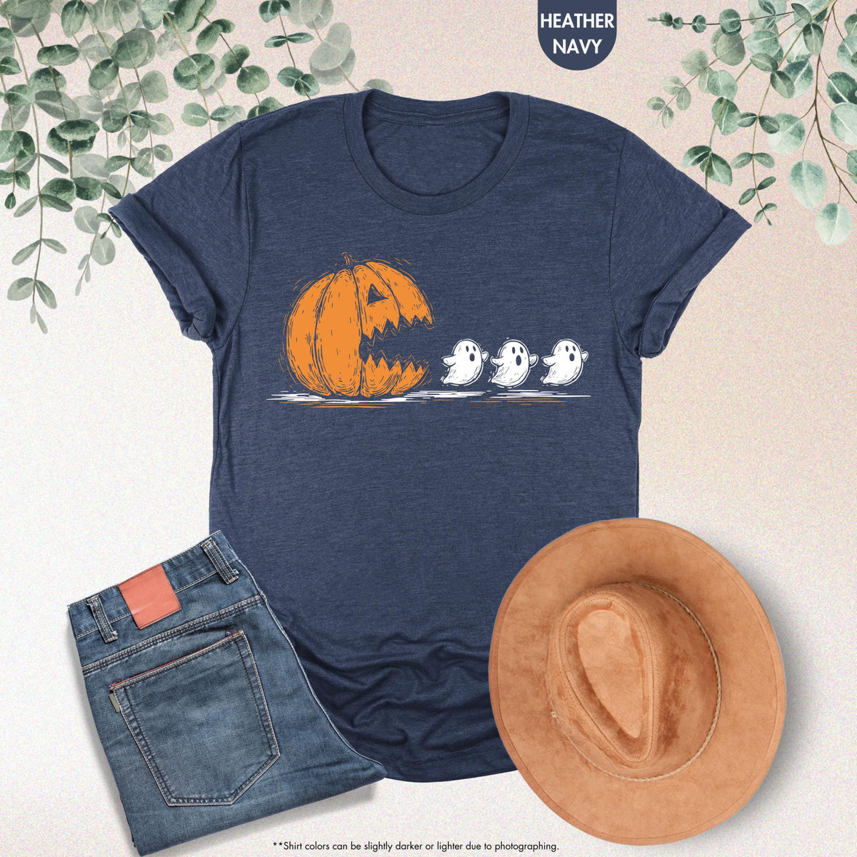Halloween Pumpkin Eat Ghost Shirt, Funny Halloween Shirt, Halloween Gamer Gift, Halloween Party Tee, Pumpkin Ghost Shirt, Spooky Ghost Tee 043aa795-6674-41a8-b440-fae40a0fa060-4.jpg