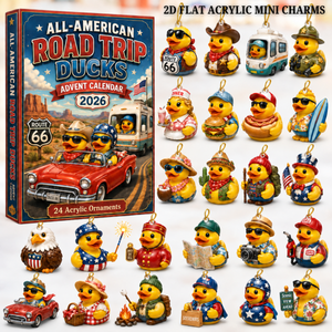 All-American Road Trip Rubber Duck Advent Calendar 2026 - 24-Day Festive Countdown, Acrylic Charms Blind Box - Gift For Family & Friends 043b28bf-4d96-4d26-9566-4d38ca9b3bca-road-trip-text.png