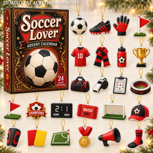 Soccer Theme Red Advent Calendar 2026 - 24-Day Festive Countdown, Acrylic Charms Blind Box - Gift For Soccer Lovers 0442bb92-5be2-4416-aff4-56814a3cbcac-red-soccer-text.png