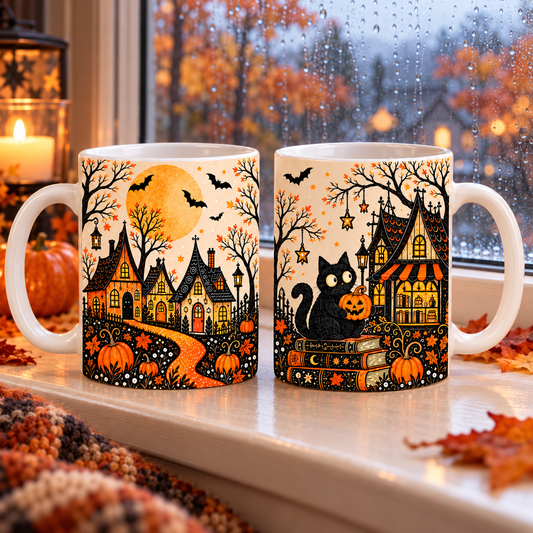 Black Cat Halloween Mug – Spooky Bookshop Ceramic Coffee Cup & Gift for Cat and Book Lovers 04460c3d-326d-4817-9fc8-7eb5d7d510f5-banner-3.png