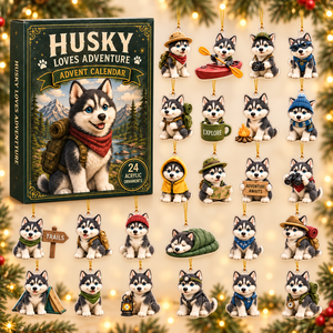 Husky Winter Adventure Advent Calendar 2026 - 24-Day Festive Countdown, Acrylic Charms Blind Box - Gift For Dog Lovers 0460c0c8-6844-4b0f-b3e7-e9ba03f57673-husky-box-charms.png