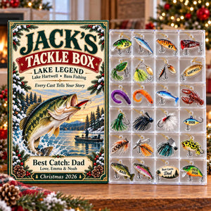 Personalized Fishing Lure Advent Calendar 2026, Bass Fishing Christmas Countdown, Tackle Box Ornaments, Gifts for Dad, Husband and Anglers 047cb19d-4d7e-48db-8088-9dcc71c0d2b6-il_fullxfull.8605157614_cppv.jpg