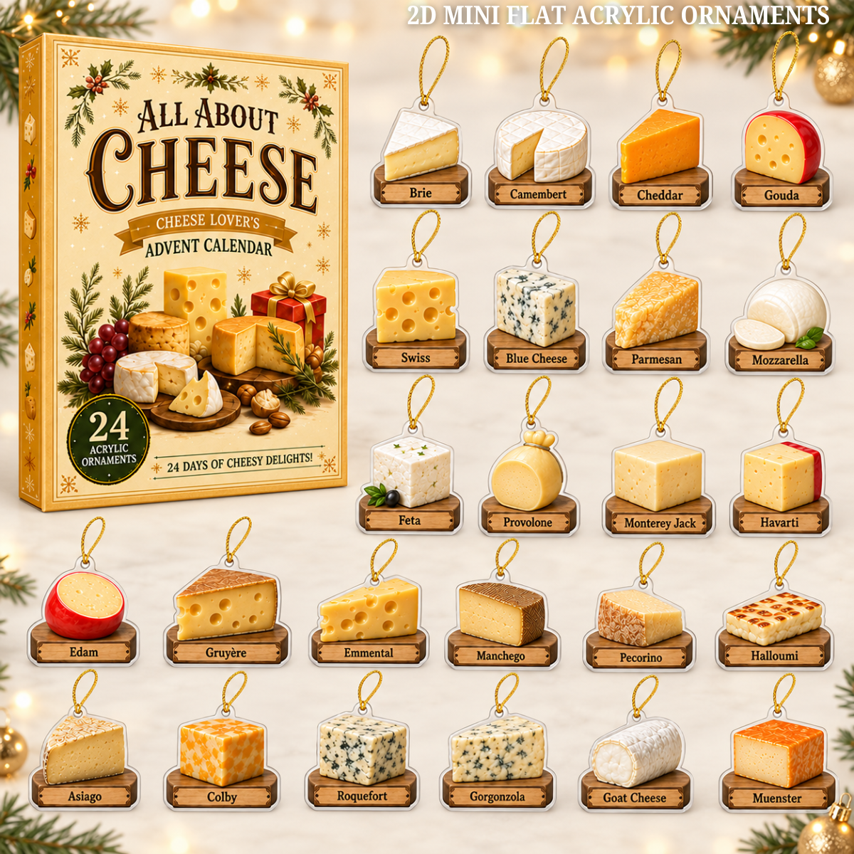 All About Cheese Advent Calendar 2026 - 24-Day Festive Countdown, Acrylic Charms Blind Box - Gift For Cheese Lovers 047da30e-b06d-478a-89d0-1c0141dd4fab-cheese-text.png