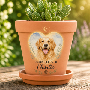 Forever Loved Pet Memorial Planter – Watercolor Portrait - Personalized Plant Pot & Vase 04920455-de8a-4e73-81f5-b9a797085511.png