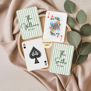 Personalized Family Name Playing Cards, Custom Last Name And Est Year Wedding Favor Decks, Wedding Gift For Couple, Special Gift For Friends 04a892a7-8681-40ad-b9fc-5fb46d4226ee-1.png