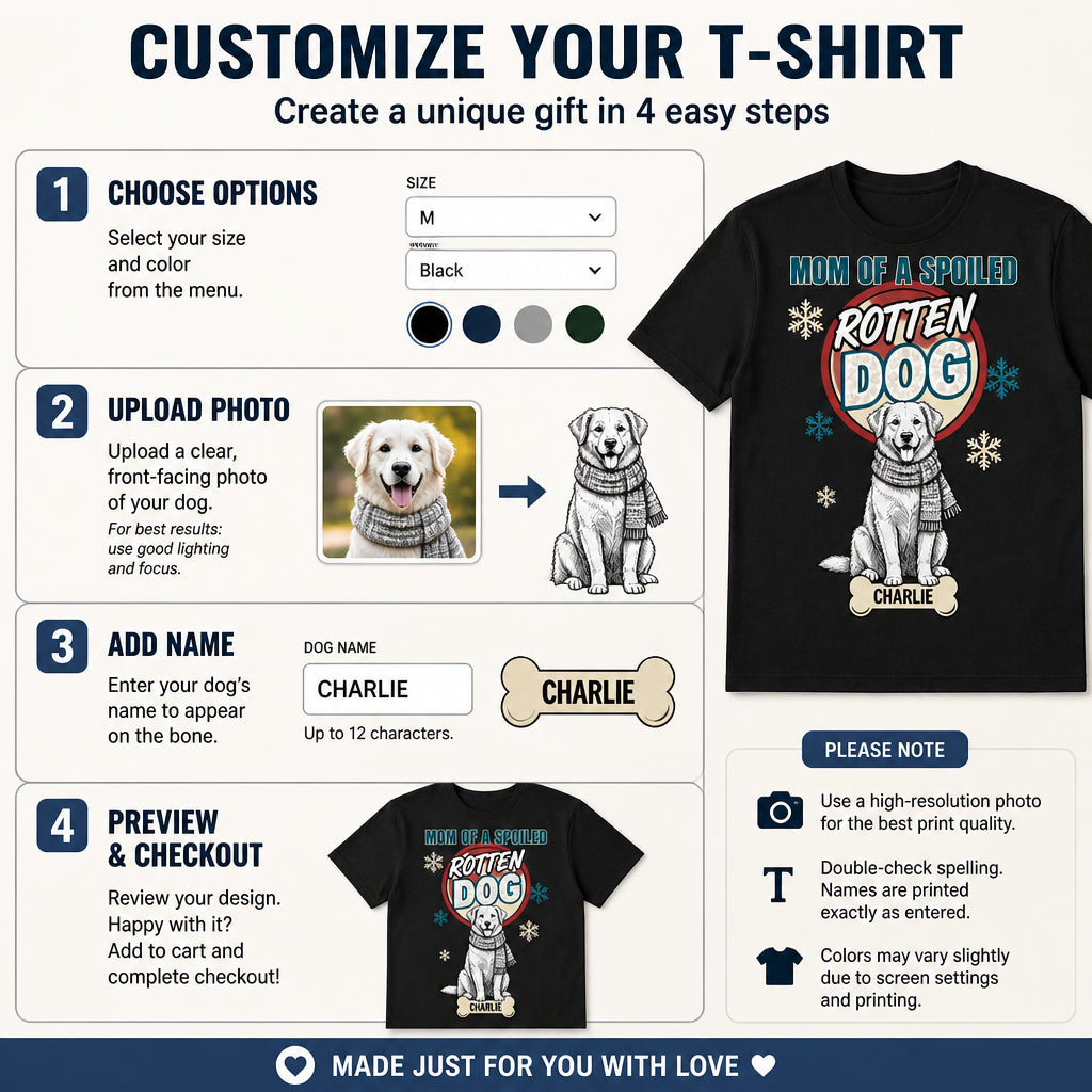Spoiled Rotten Dog Mom – Custom Name T‑Shirt - Personalized T-shirt 04aa8236-867b-479f-b520-ca1ece0c589f.jpg