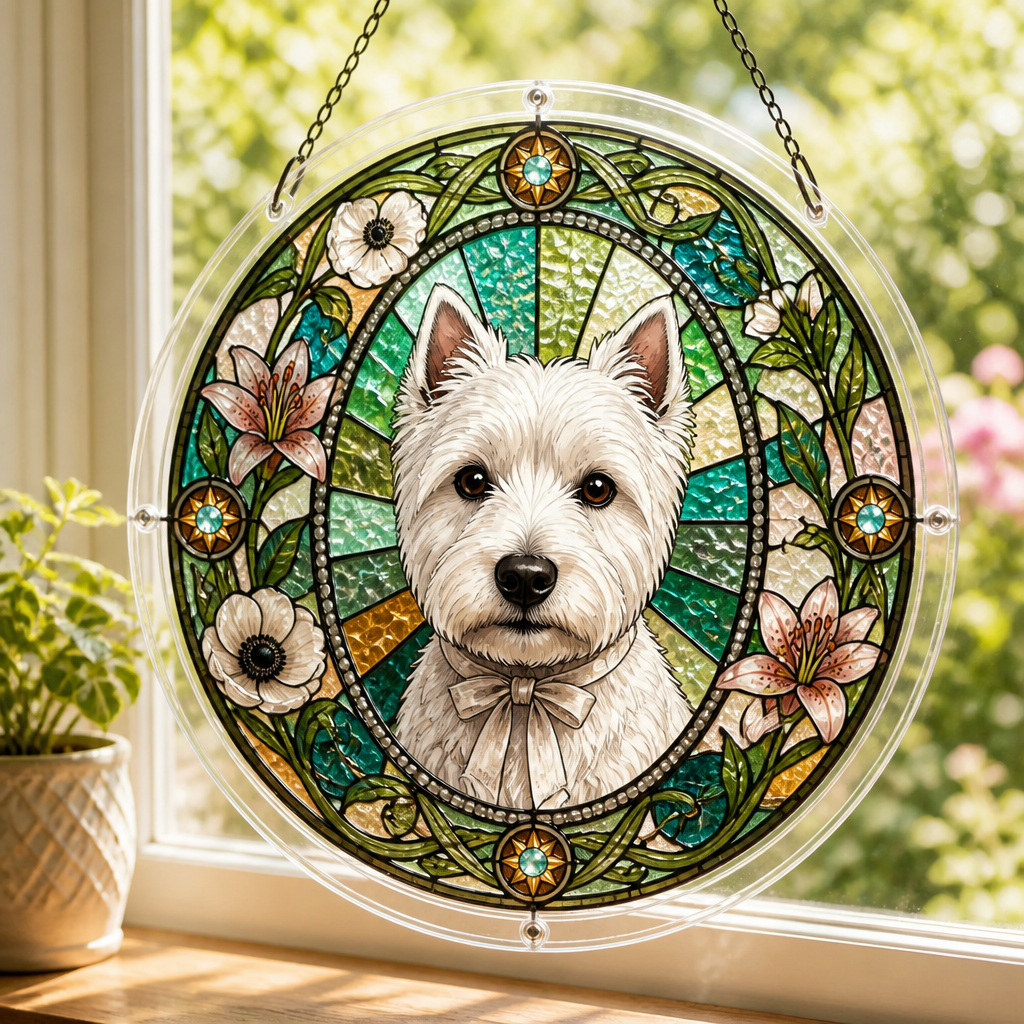 Custom Pet Stained‑Glass Suncatcher Portrait - Personalized Suncatcher Stained Glass 04adea55-645e-4aaa-a49c-e17fa8b8c4b5.png
