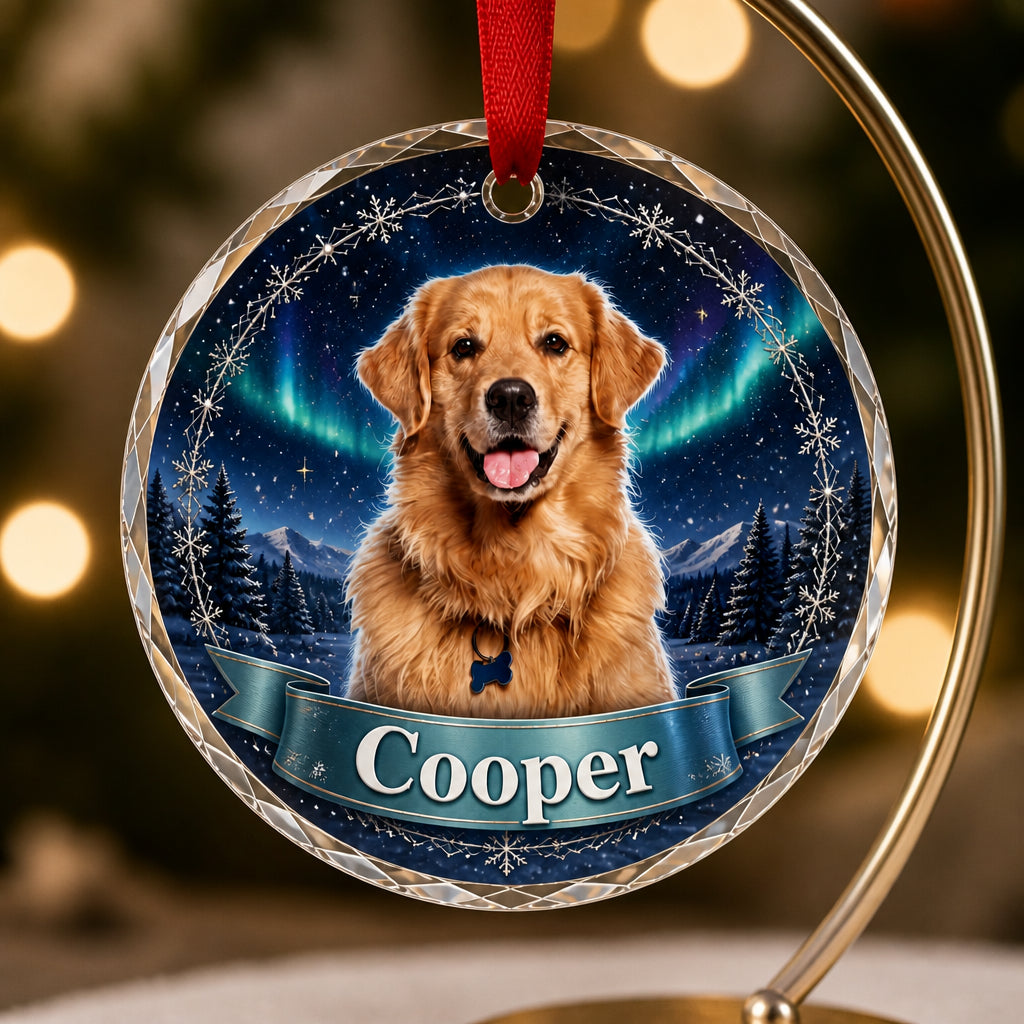 Custom Pet Photo Winter Night Acrylic Ornament - Personalized Transparent Acrylic Ornament 04b09906-a48b-4840-8d4b-6348e34955bd.jpg