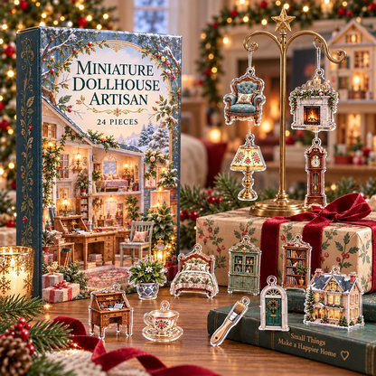 Miniature Dollhouse Advent Calendar, 24 Acrylic Tiny Furniture Ornaments, Miniaturist Gift, Christmas Countdown Box 04b7de47-37f5-48d5-be7b-dce3fa7379eb-1e7b0e46-60ac-4a37-b4aa-4cbf5504ff87.png