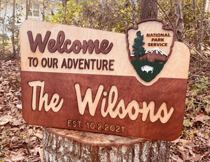 Custom National Park Sign, Wedding Sign, camp wedding, Hiker Gift, Wedding Anniversary, park theme, RV Camping 0540feac-59f8-48ae-8e62-edfa11dac4e6-DFGDFDGF-7-.webp