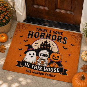 There's Some Horrors In This House - Personalized Halloween Doormat - Personalized Doormat 054aa495-8816-415d-bcbc-0cad4ce22472.png