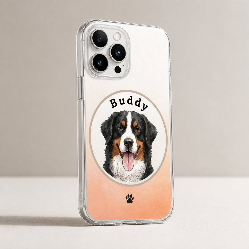 Custom Pet Portrait Phone Case – Arch Badge Edition - Personalized Phonecase 054cbecf-4190-4772-91c1-57aff001d0d5.jpg