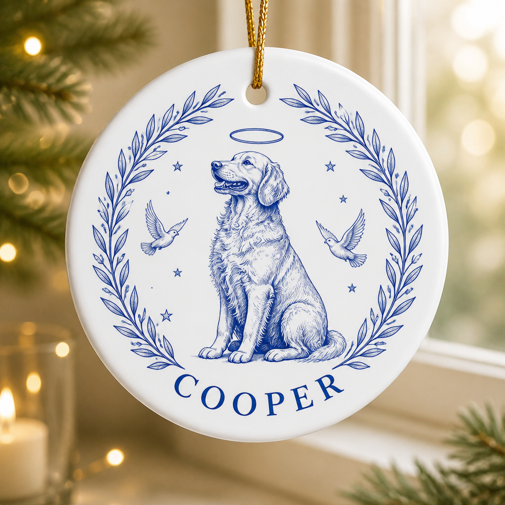 Blue Porcelain Pet Memorial Ornament – Name Personalized - Personalized Ornament 054d061f-b498-4b79-b486-4d2e49f26b2c.png
