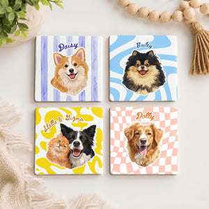 Custom Pet Photo Ceramic Coaster, Personalized Dog Cat Portrait Coaster, Dog Mom Cat Mom Gift, Pet Memorial Pet Lover Gift 056ca3e5-d93e-44a0-b153-11bca49036fd-2.jpg