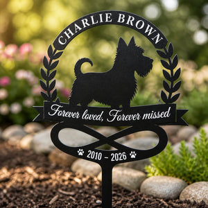 Pet Memorial Cut Metal Garden Sign – Name & Years – Forever loved, Forever missed - Personalized Cut Metal Sign UV Printed 0581501a-8c2b-4948-8438-ab47b671fd09.jpg