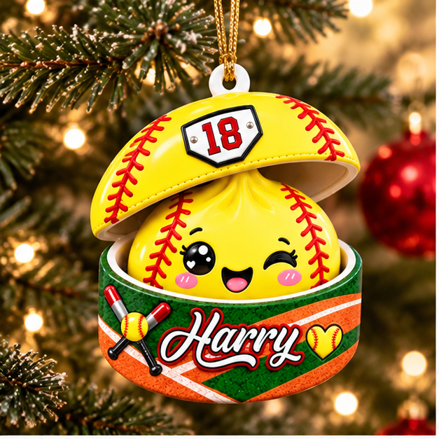Personalized Softball Dumpling 3D Relief Ornament 2026, Softball Ornament, Squishy Dumpling Ornament, Sport Ornament, Kids Christmas Gift 05836b60-7d75-435a-940b-3b37aba07092-mockup_1_tree.png