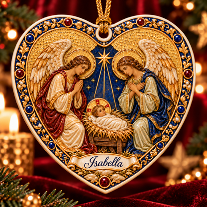 Angels Adoring the Christ Child – Personalized 3D Ceramic Heart Ornament | Sacred Christmas Décor & Christian Gift 0585fd06-56ee-46e7-a518-e322b4bbf58b-Tr-i-tim-g-m-kh-c-ch-Isabella.png