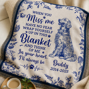 Dog Memorial Blanket – When You Miss Me (Name + Years) - Personalized Blanket 0597dea8-e7e2-433c-90fc-040b05cea494.jpg