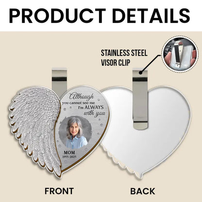 Custom Heart-shaped Memorial Car Visor Clip with Angel Wing, Custom Memorial Car Ornament, Memorial Gift for Loss of Loved Ones, Family 0598996a-1697-457d-91fb-93d69ee787be-ghgh-30-.webp
