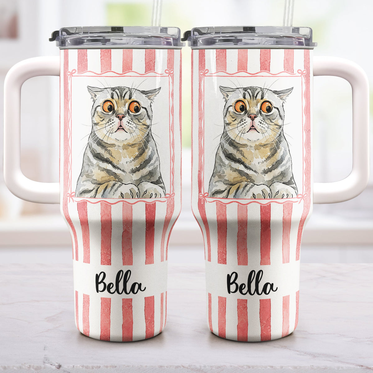 Custom Pet Portrait Watercolor Art Striped Pattern - Personalized 40oz Tumbler - Gift For Pet Owners 05b7d27f-68e2-4b04-b315-cc15ea680335-banner-2.jpg