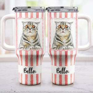 Custom Pet Portrait Watercolor Art Striped Pattern - Personalized 40oz Tumbler - Gift For Pet Owners 05b7d27f-68e2-4b04-b315-cc15ea680335-banner-2.jpg
