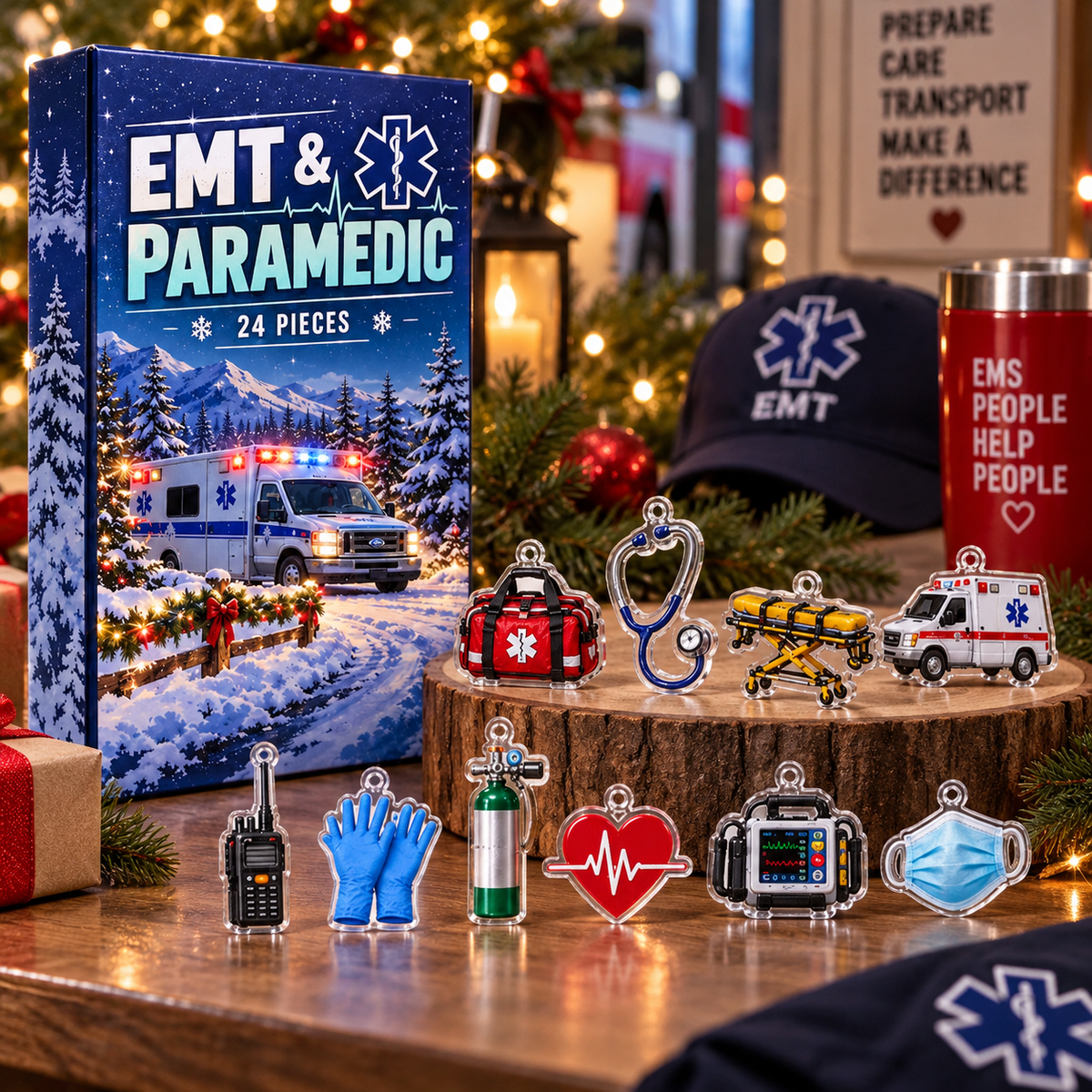 EMT & Paramedic Advent Calendar, 24 Acrylic Hanging Ornaments, Profession Christmas Countdown, Career Keepsake Gift 05cd623d-706c-4b38-819d-688383b1644d-a14c28f0-d7b8-4327-ab30-2c5b88093b62.png