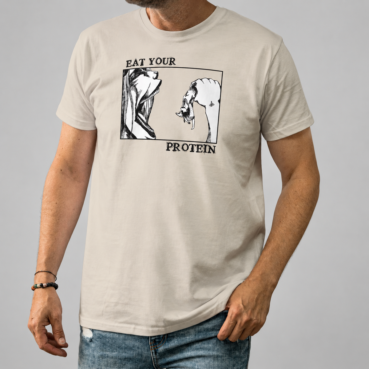 Eat Your Protein Anime Shirt | Titan Honnor Tee, Unique Gift For Hims, Hers 05fc36b9-d524-4e13-8cb4-551c33f4fa4e-c1.png