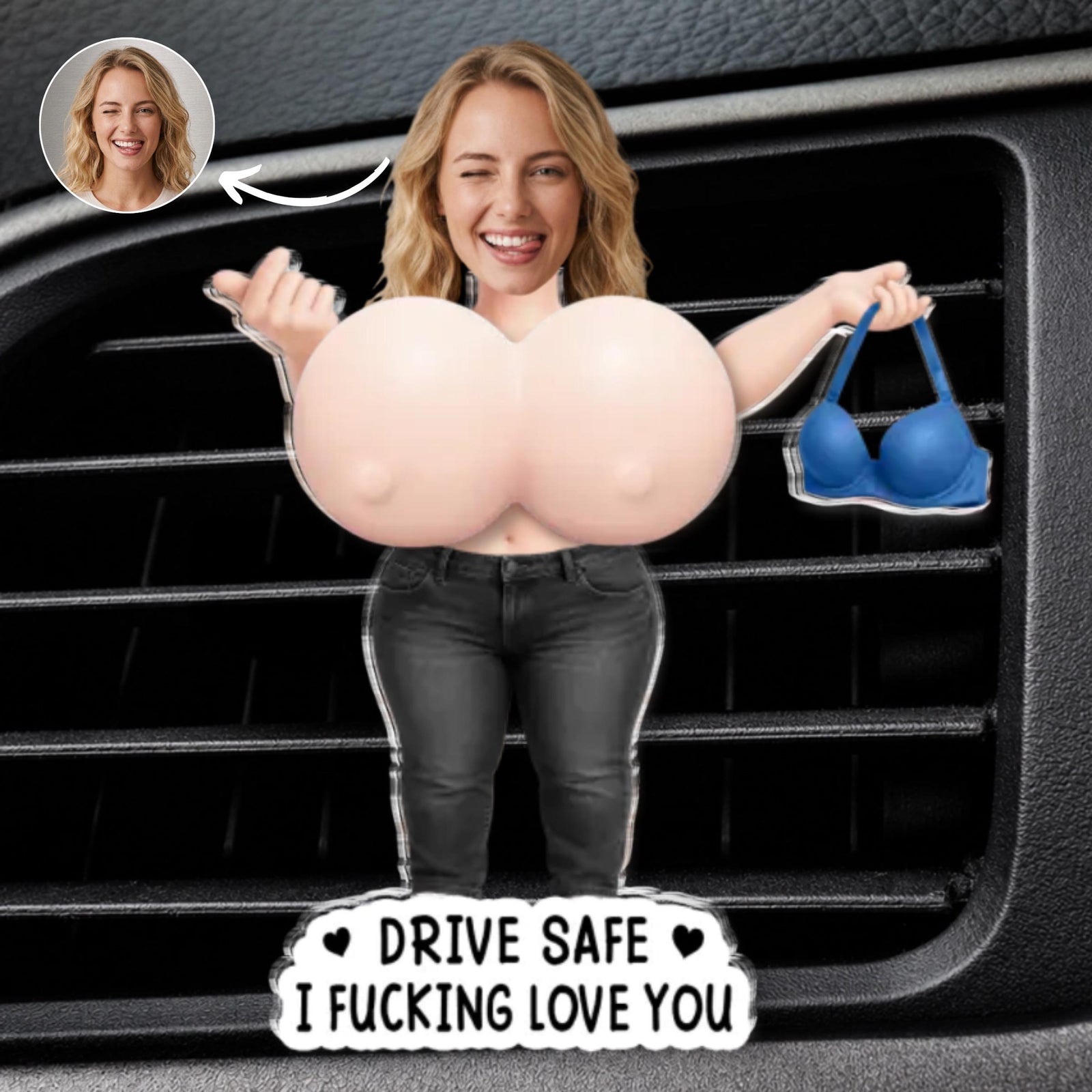 Squeeze Me I Miss You Personalized Photo Squishy Acrylic Car Vent Clip, Romantic Car Accessory, Anniversary Gift for Boyfriend 0601c733-b1d0-4153-8cbb-fd6a59346a3b-1.jpg