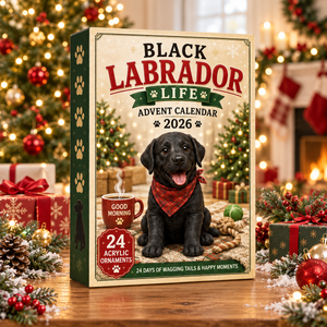 Black Labrador Life Advent Calendar 2026 - 24-Day Festive Countdown, Acrylic Charms Blind Box - Gift For Labrador Lovers 0604265f-57ed-442d-9d76-f367204d2fcf-labrador-box.png