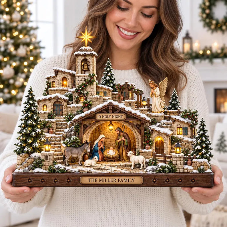 Personalized Nativity Christmas Village Wooden Block, Custom Family Holy Night Decor, Religious Christmas Winter Festive Home, Xmas Gift 061b1a2e-36ab-43ea-9b18-84243eab85cd-ghgh-27-.webp
