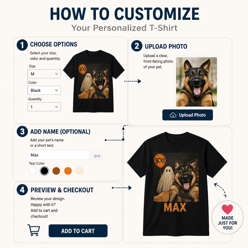 Custom Pet BOO! Halloween Selfie Tee - Personalized T-shirt 062f7723-601c-4afc-91a2-d963ac70fed9.jpg