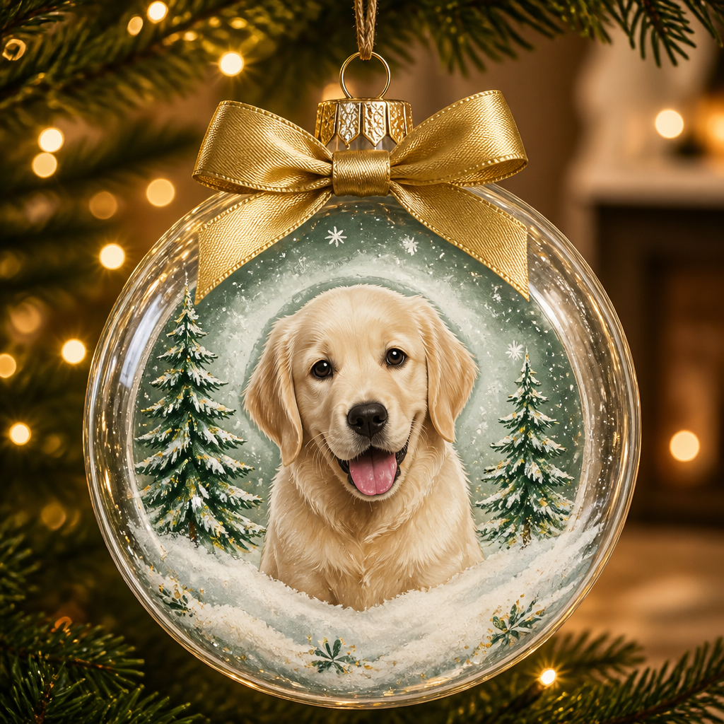Custom Pet Photo Snow Globe Bauble Ornament - Personalized Bauble Ornament 0635731f-989b-4529-b71f-e7e7dd5f5776.png