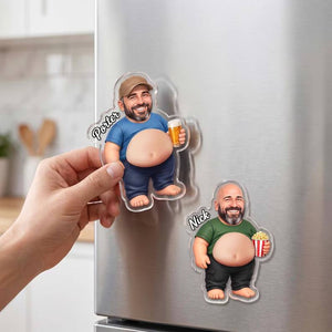 Custom Face Photo Fridge Magnet, Funny Personalized Dad Gift, Acrylic Squeeze Belly Magnet, Husband Grandpa Birthday Christmas Keepsake 06392546-5557-416a-84bb-5d926e1991ab-dfdrfrtg-1-.jpg