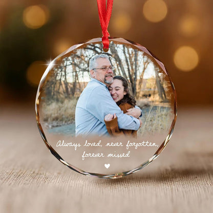 Custom Photo Memorial Christmas Ornament, Remembrance Gift, Personalized Memorial Keepsake, Loss Of Loved One Gifts, Sympathy Gift 0670fd6a-003a-4f1e-a782-ba688e174f56-4.jpg