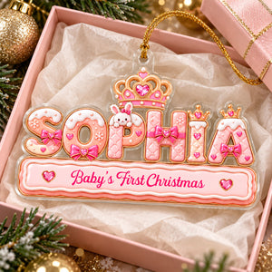 Custom Princess Unicorn Name - Personalized Acrylic Ornament - Christmas Gift for Daughter, Granddaughter, Niece 0672fca8-76f4-4662-acdd-1de4856f79de-2.jpg