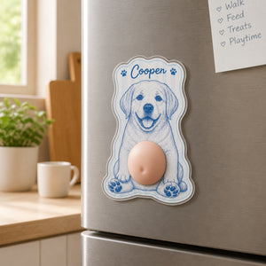 Custom Pet Portrait Fridge Magnet – Line-Art Name & Color - Personalized Acrylic Refrigerator Magnet - Soft Rubber Belly 06b3d254-d7ff-42e4-8b1b-21f56d92f95e.jpg