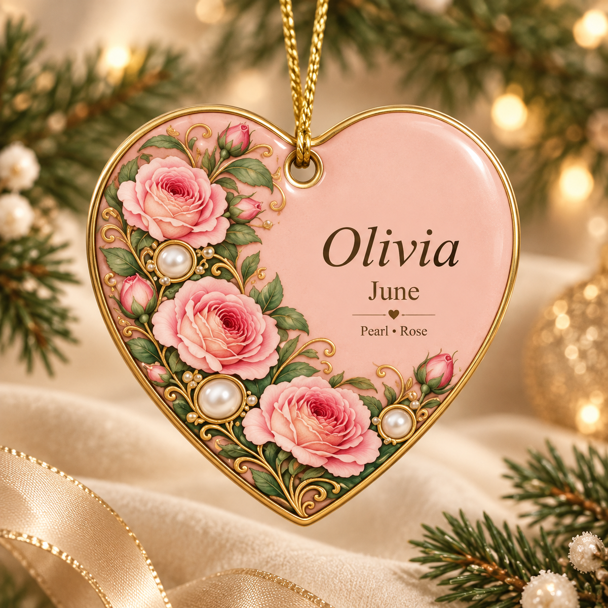 Birth Month Ornament, Personalized Heart Keepsake | Ceramic | Floral Birthstone Gift 06cec385-93c0-418c-8dcb-84588591c073-34be77fa-b329-4a61-ba9c-42e624c3093d.png