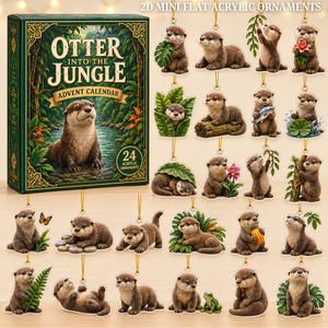 Otter In Jungle Advent Calendar 2026 - 24-Day Festive Countdown, Acrylic Charms Blind Box - Gift For Otter Lovers 06d9e0b7-2967-4270-a62c-e59ea9c0203b-otter-text.png