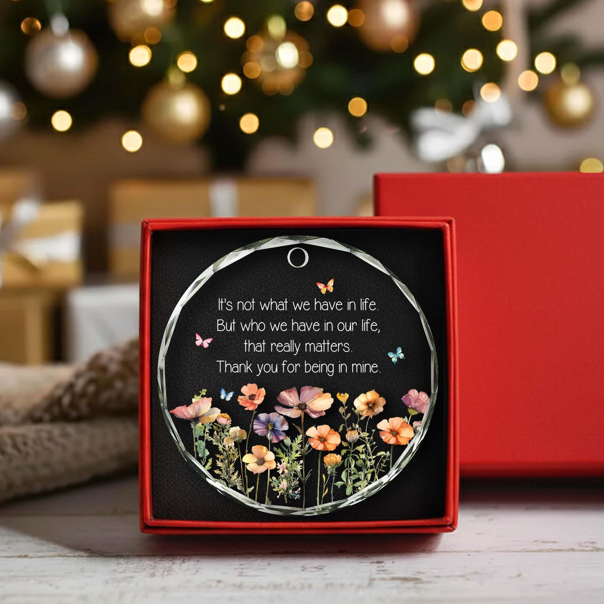 Wildflower Best Friend Ornament, Custom Bestie Glass Keepsake, Friendship Thank You Gift for Women, Soul Sister Christmas Gift, BFF Decor 06edae5b-c41f-4beb-88d9-323fc6917cb0-4.jpg