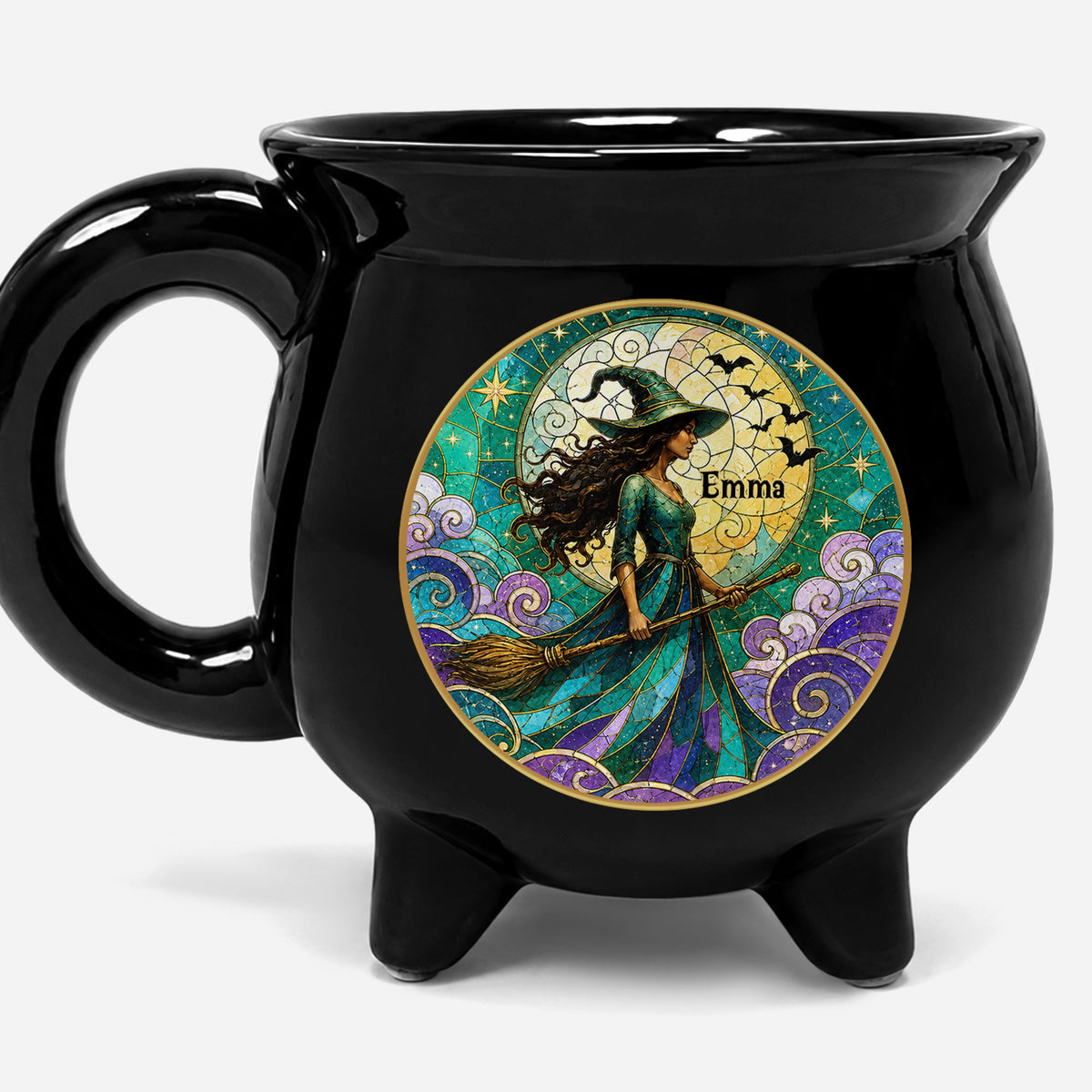 Personalized Witch Cauldron Mug – Stained Glass Moon and Broom Design 06eec912-b569-4f08-8837-be5575c5bb28-1.jpg