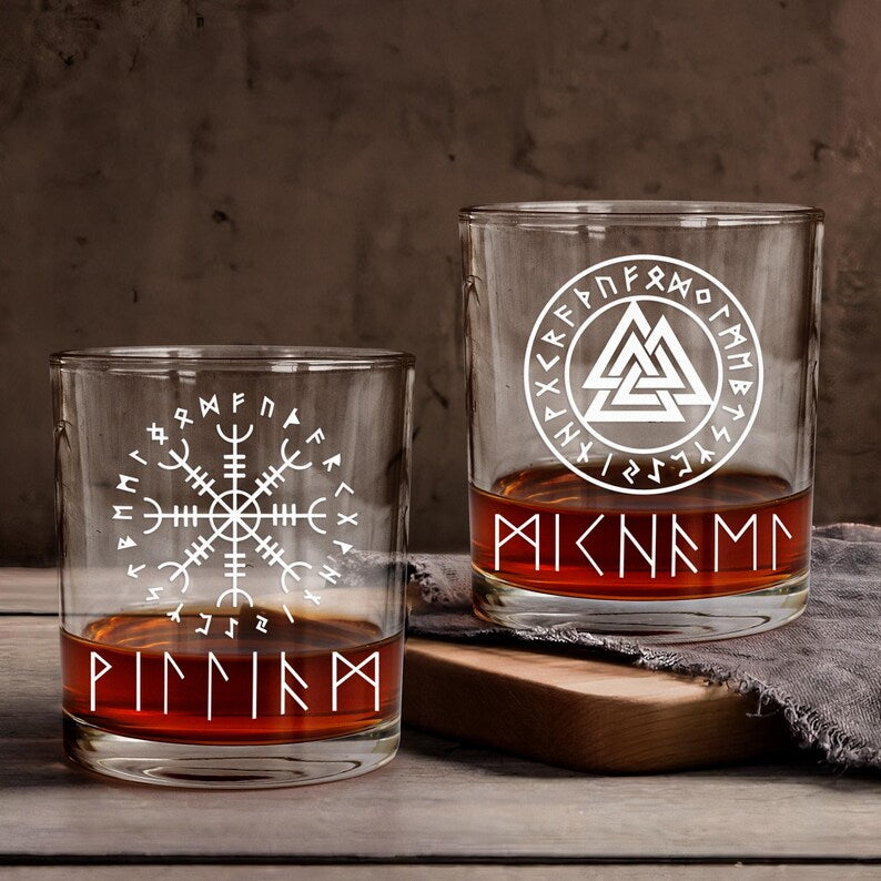 Personalized Viking Whiskey Glass – Nordic Runes & Norse Compass Design, Custom Gift for Husband, Boyfriend or Groomsmen 06f6aff2-1492-493a-a9a4-279f54db6258-h2.jpg