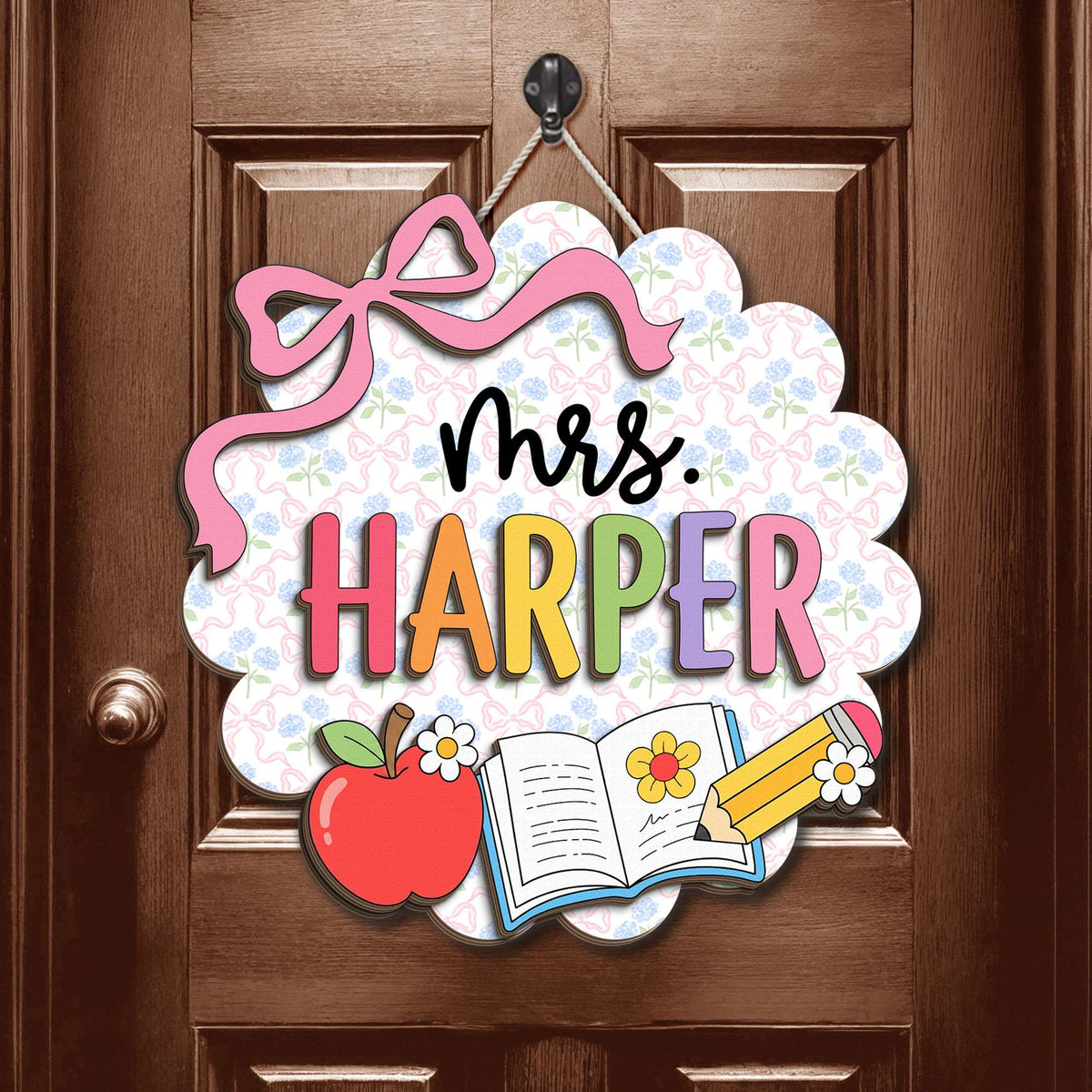 Custom Teachers 3D Welcome Door Sign Back To School Gift, Classroom Decor Teacher Name Door Hanger 06fae430-c46a-4240-bae9-2a8280f9dea1-1.jpg