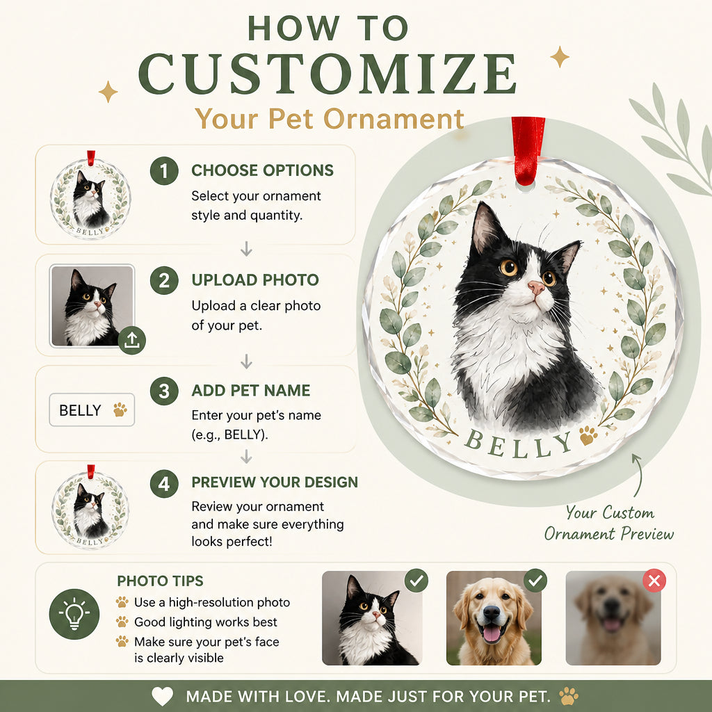 Custom Cat Watercolor Portrait Transparent Acrylic Ornament with Pet Name - Personalized Transparent Acrylic Ornament 0701a002-18fc-4a96-a3fd-b31794666c61.jpg